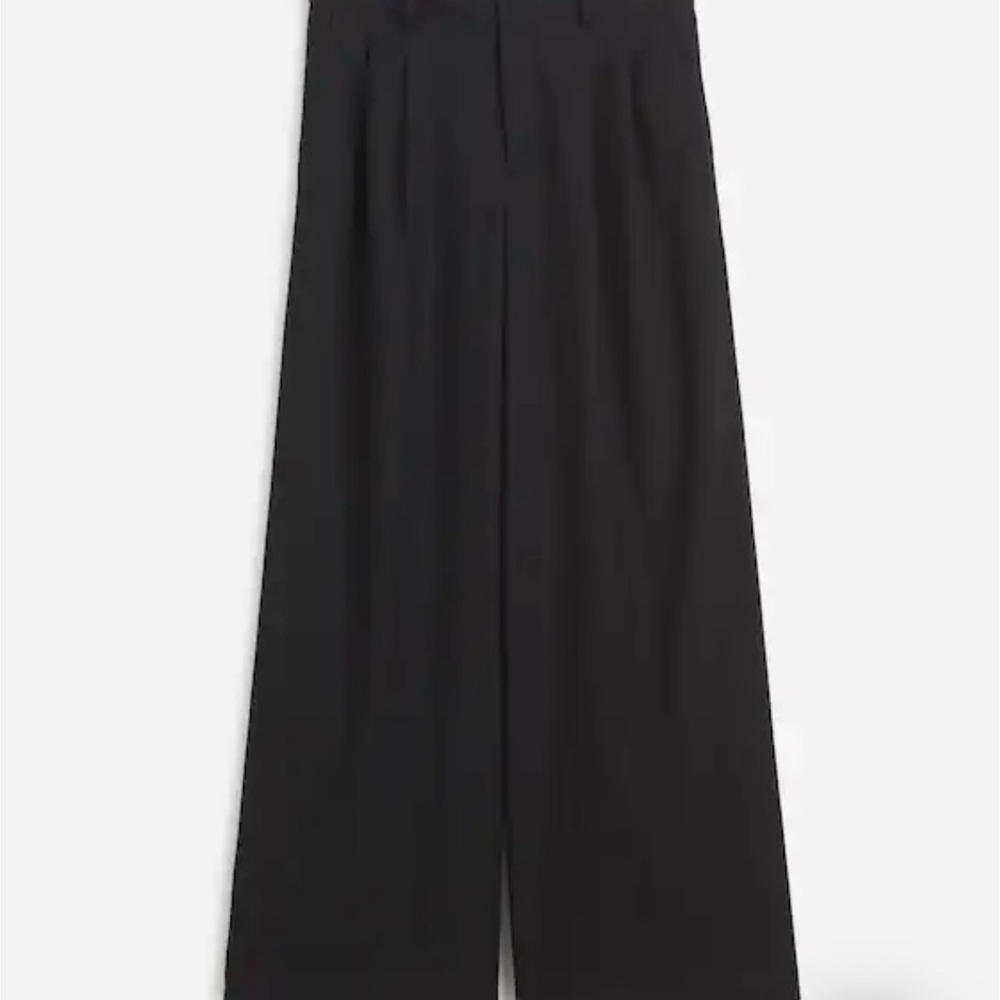 Madewell The Harlow Superwide-Leg Trouser in Brushed Twill - Picture 3 of 7